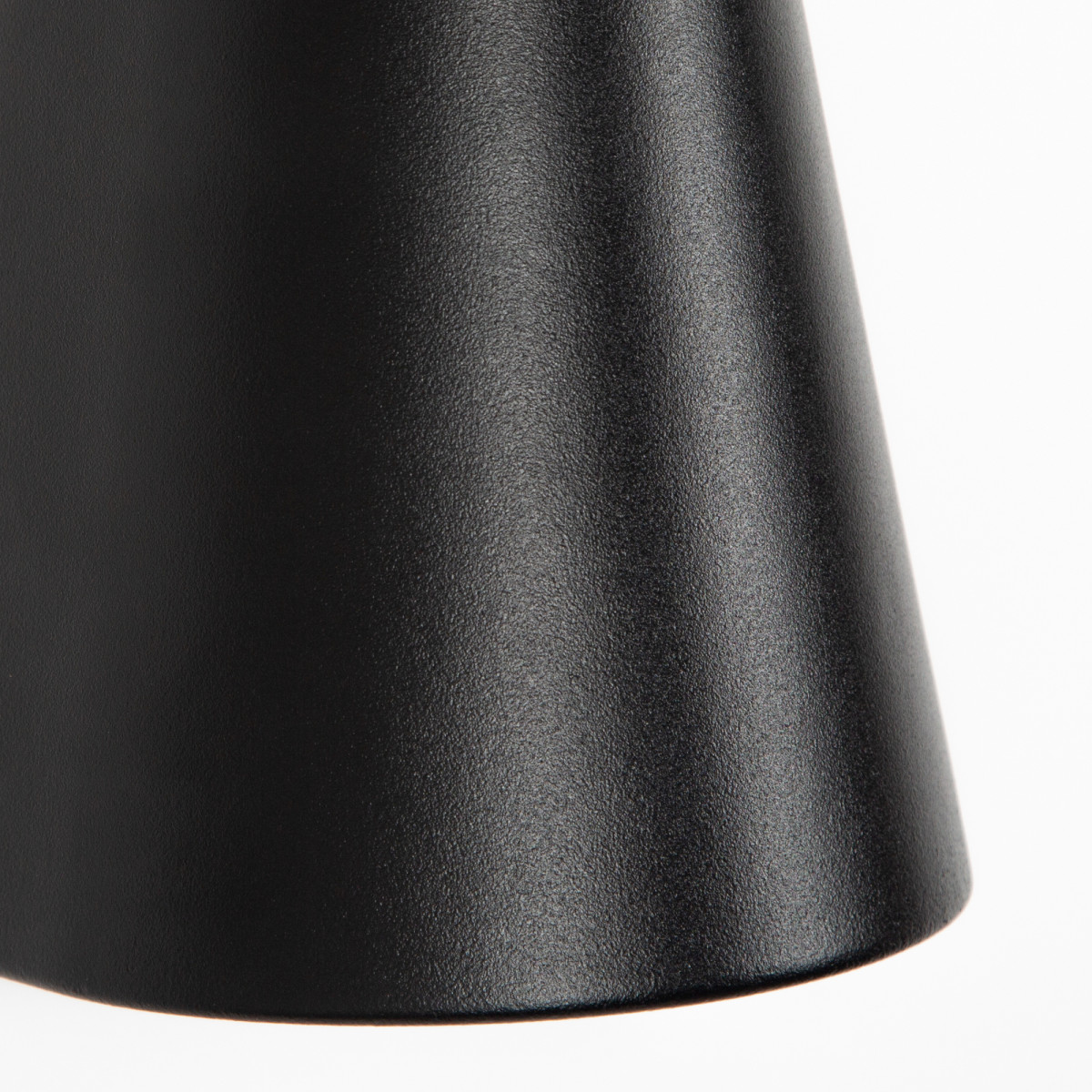 Wandspot Cone up & downlighter zwart, moderne wandverlichting voor buiten, buitenverlichting van KS Verlichting, conisch vormgegeven gevelspot