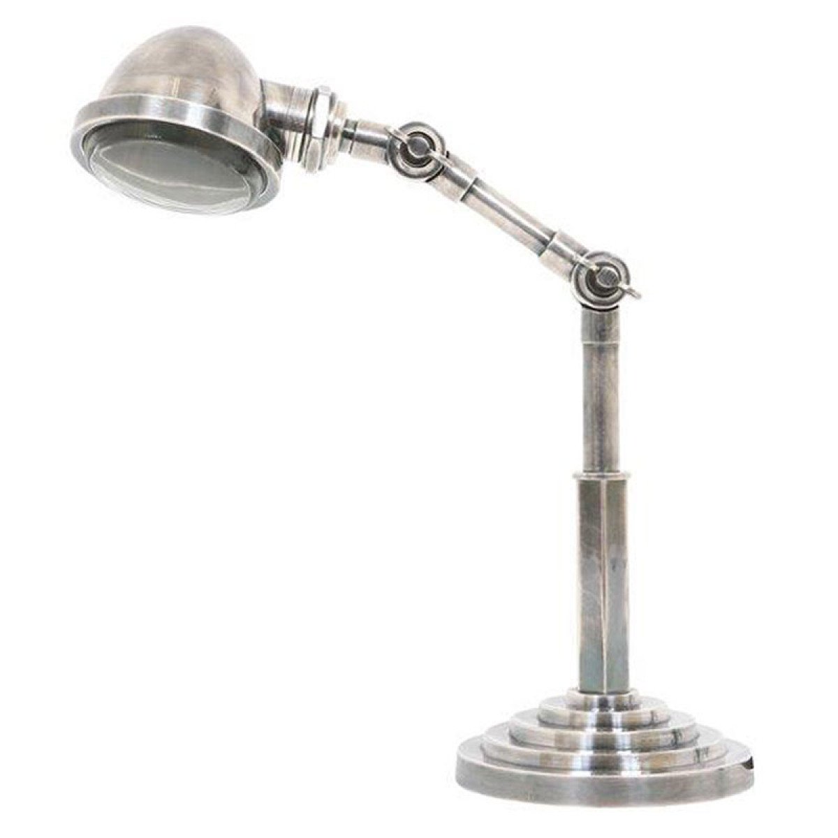 Nano Bureaulamp Antiek Zilver