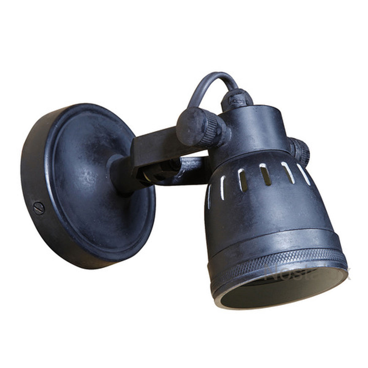 Opbouwspot Indigo Antiek Zwart
