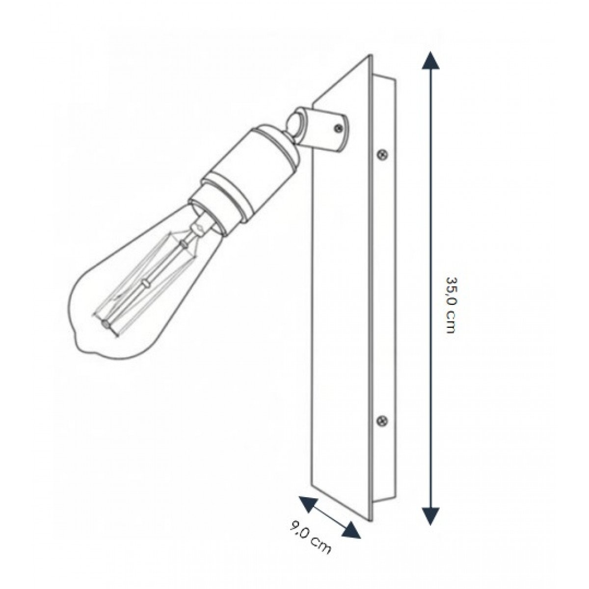 Wandlamp Ritz Antiek Messing